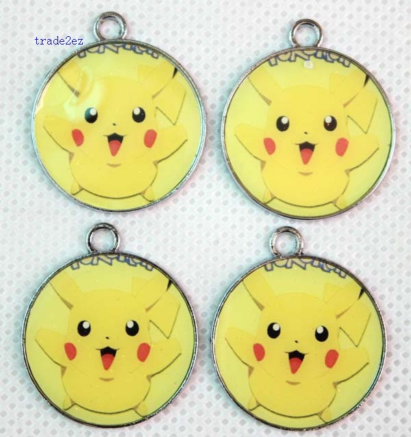 Pikachu  round pendant