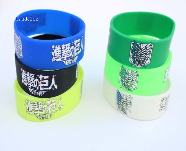 Attack on Titan silicone bracelet