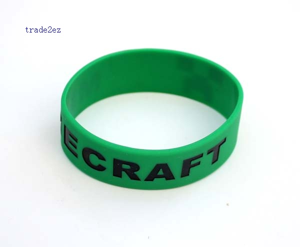 minecraft silicone bracelet