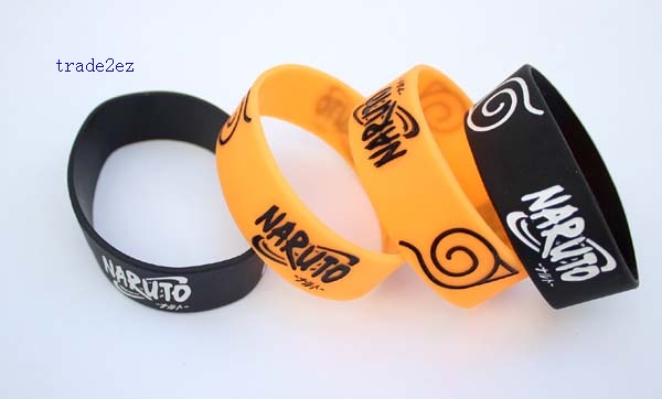 Naruto silicone bracelet