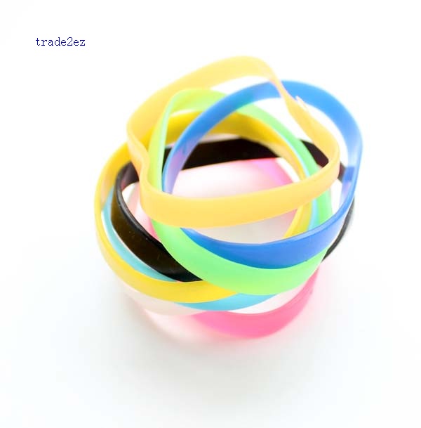 Blank Solid silicone bracelet