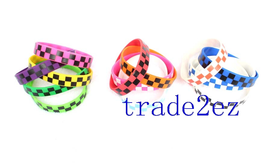 Square silicone bracelet Narrow