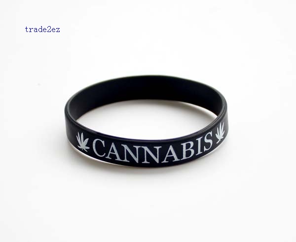 CANNABIS silicone bracelet