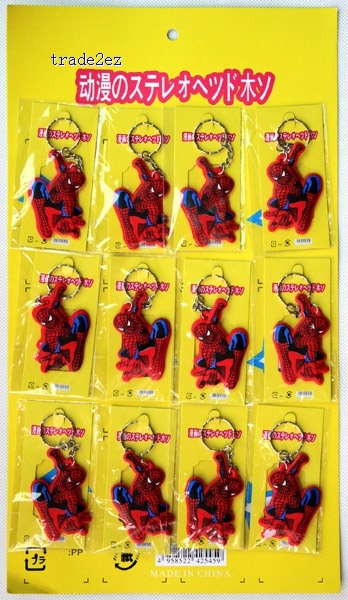 Spider-Man foam keychain