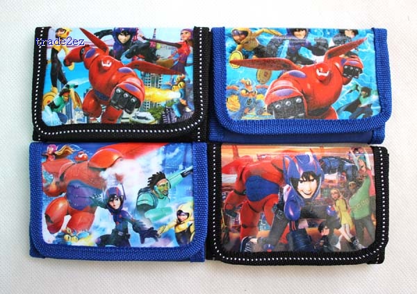 big hero 6 trifold wallet