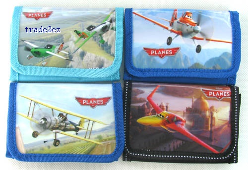 plane trifold wallet