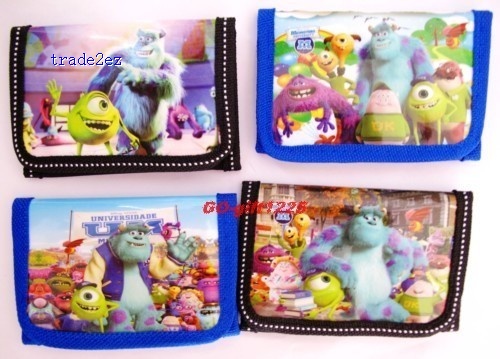 Monsters University trifold wallet