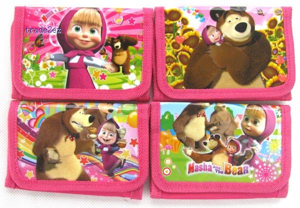 Masha&Bear trifold wallet