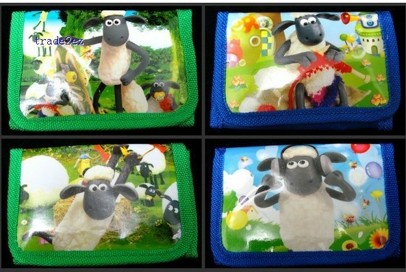 shaun the sheep trifold wallet