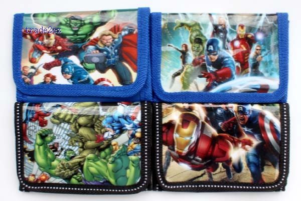 Avengers heros trifold wallet