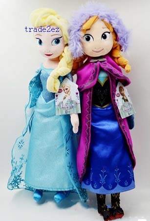 38cm elsa 40cm anna plush toy