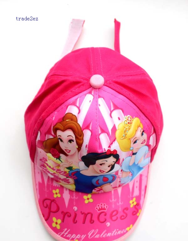 princess snow white kids baseball cap