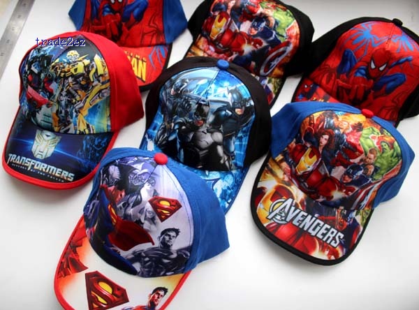 transformers batman super man baseball cap