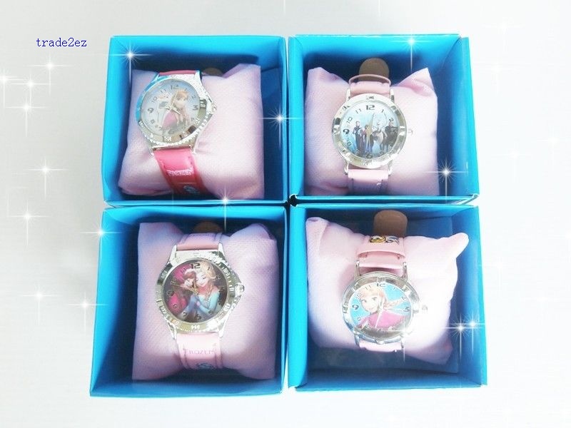 frozen anna elsa kids watch in box