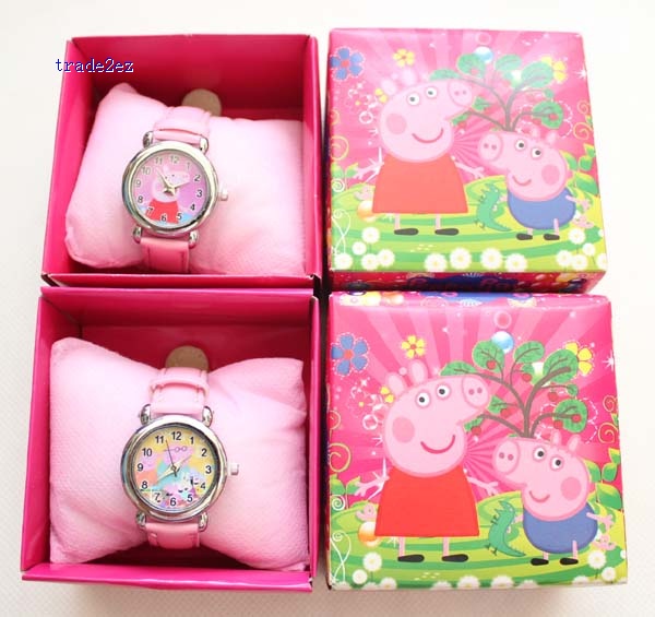 peppa pig kid watches in box