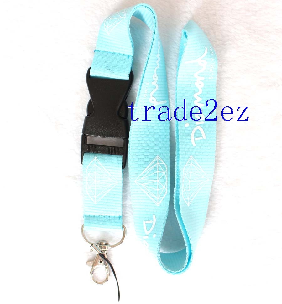 Diamond lanyard Blue