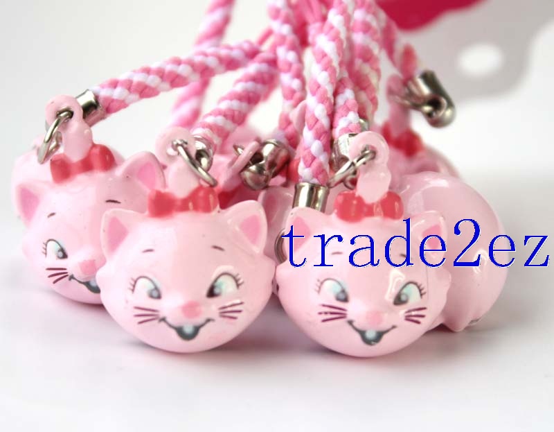 Disney Marie Cat Strap & Bell Charms 2-Style