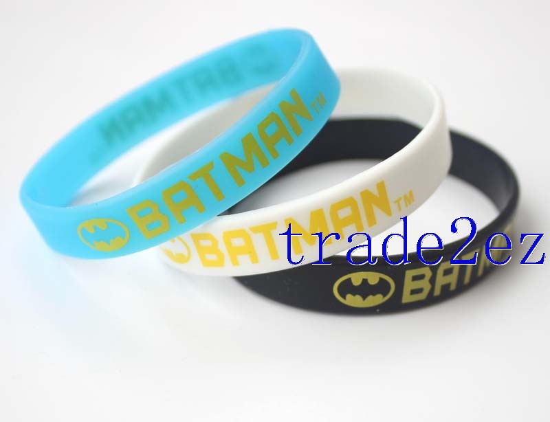 Batman Logo Wristband Silicone Bracelets