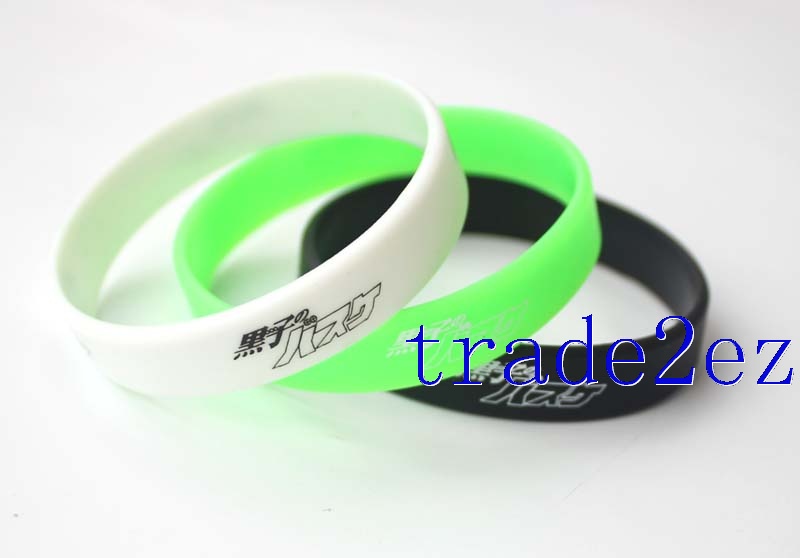 Anime Kuroko No Basketball Wristband Silicone Bracelets