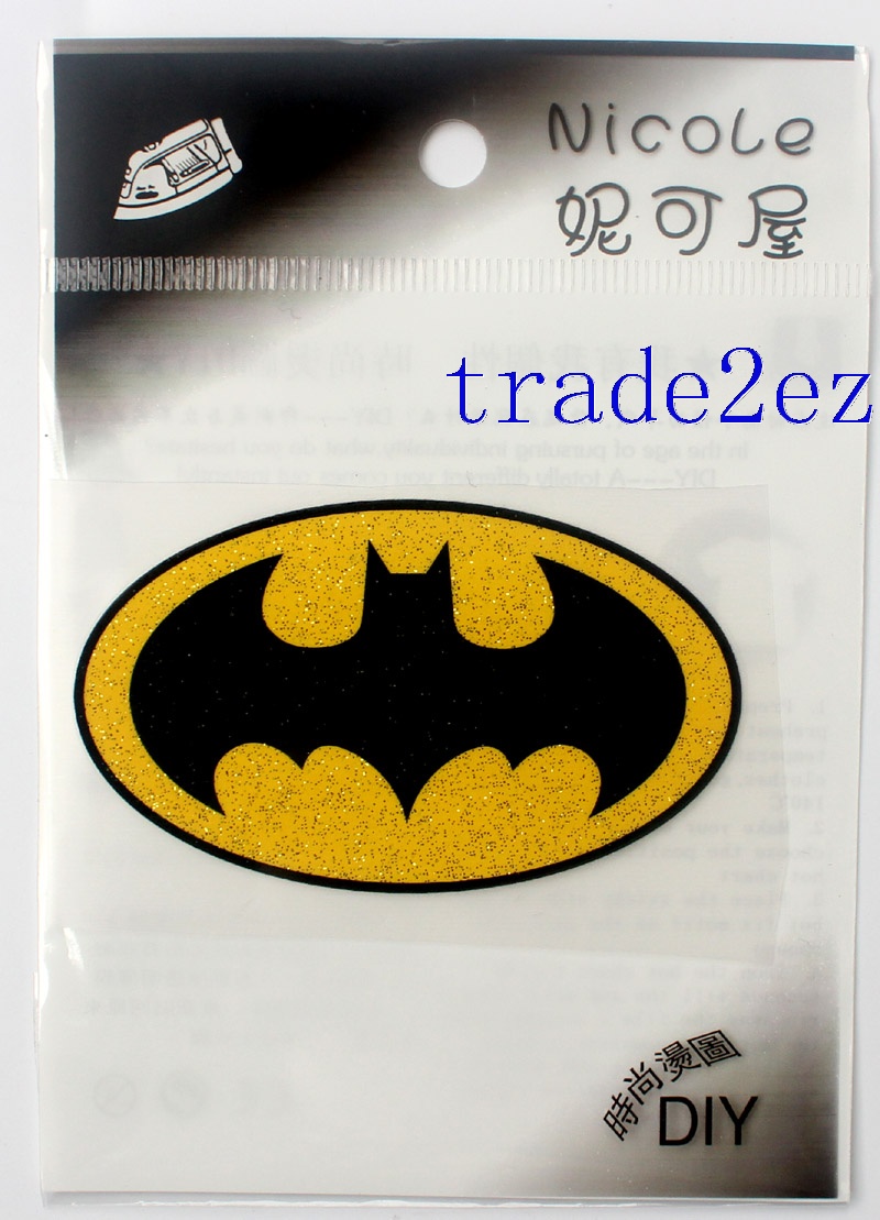 Batman Logo DIY Patch Sticker