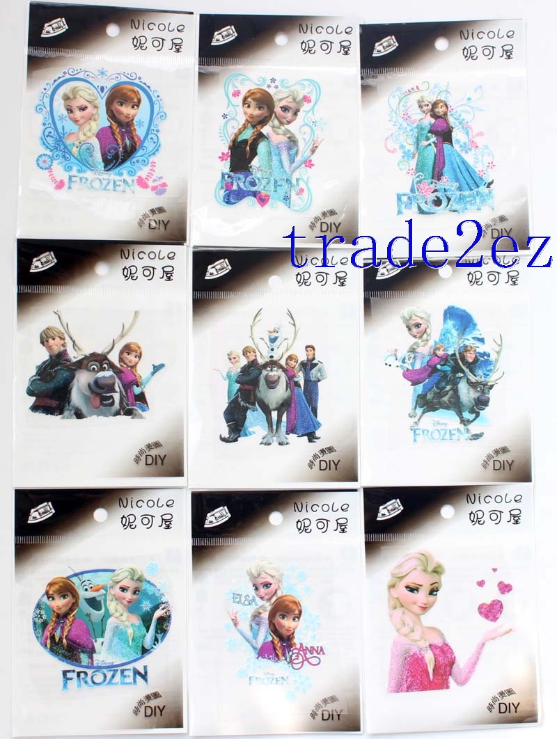 Disney Frozen Elsa/Anna Princess DIY Patch Sticker