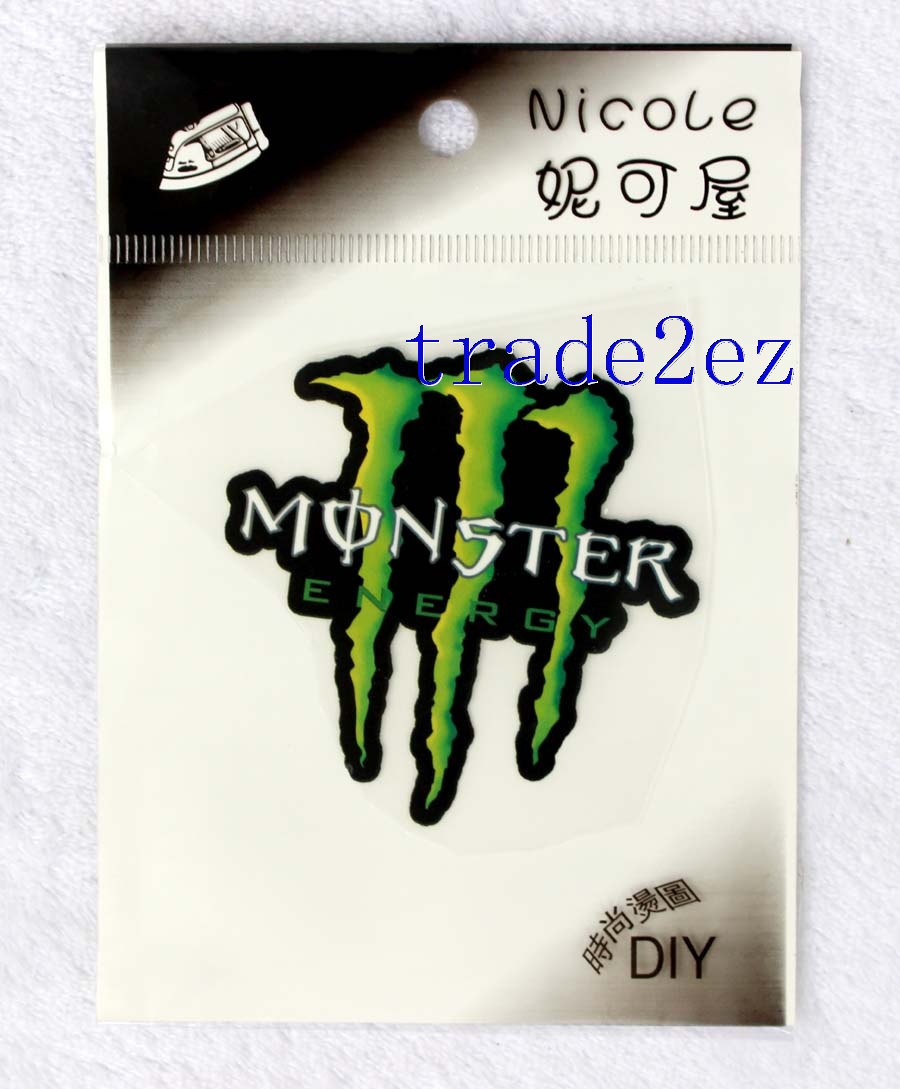 Monster Energy Drink Logo DIY Patch Sticker
