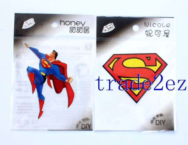 Superman Logo DIY Patch Sticker