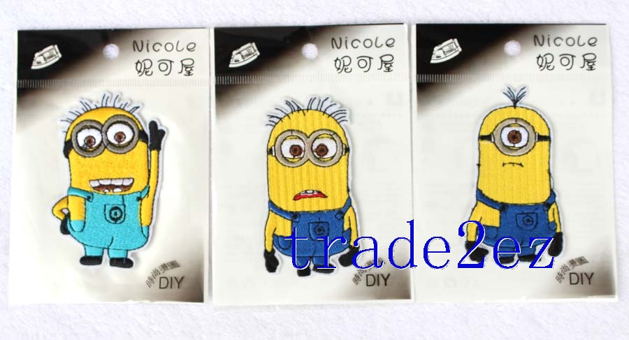 Despicable Me the Minions Logo DIY Fabric Patch Sticker