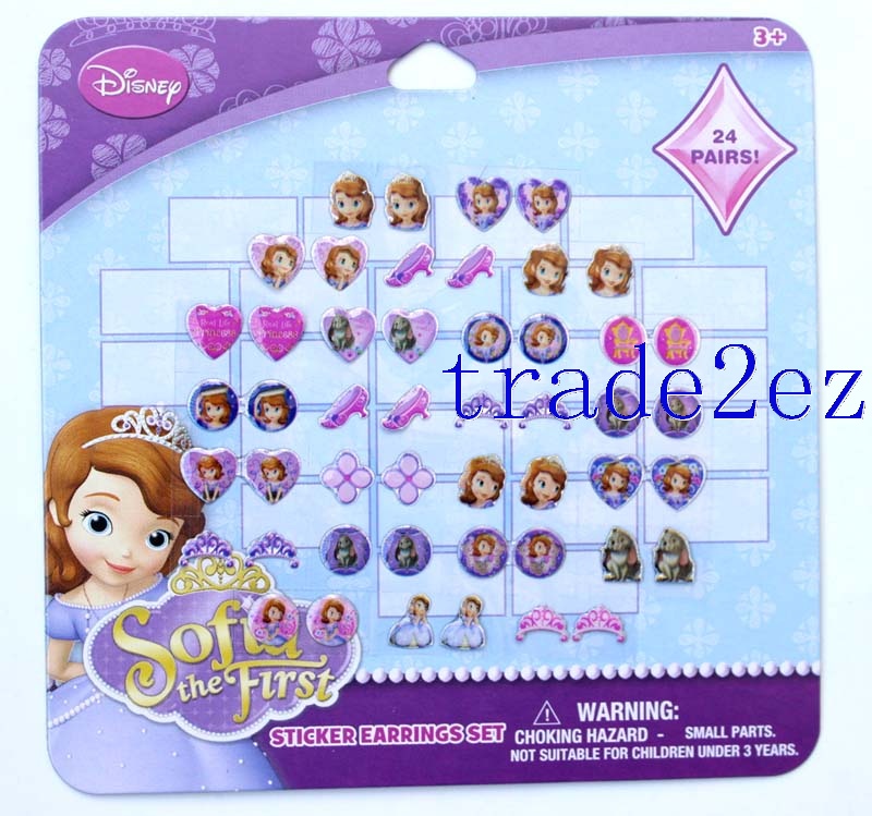 Disney Sofia the First Princess Earring Sticker