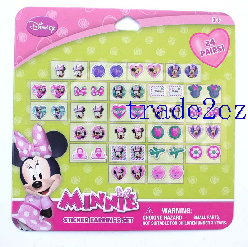 Classic Character Minnie Mouse Earring Sticker