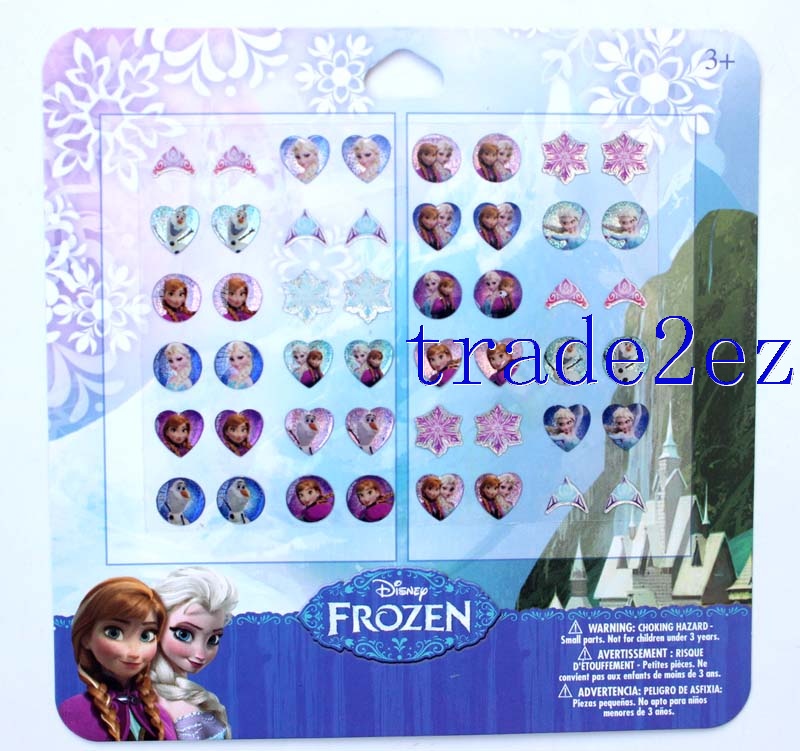 Disney Character Frozen Anna/Elsa Earring Sticker