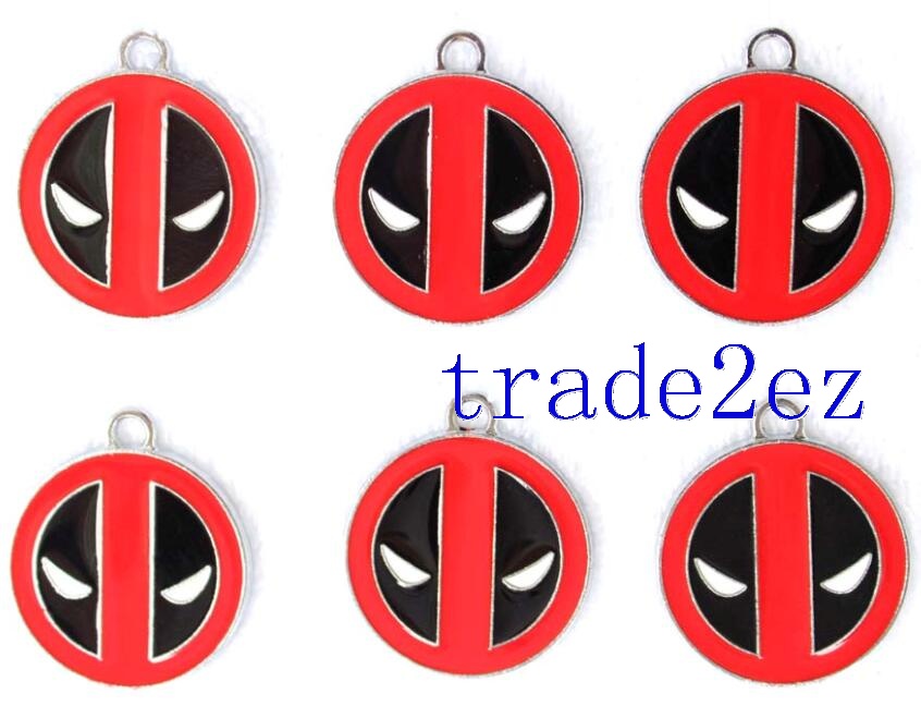 Marvel Comic Deadpool Metal Round Pendants