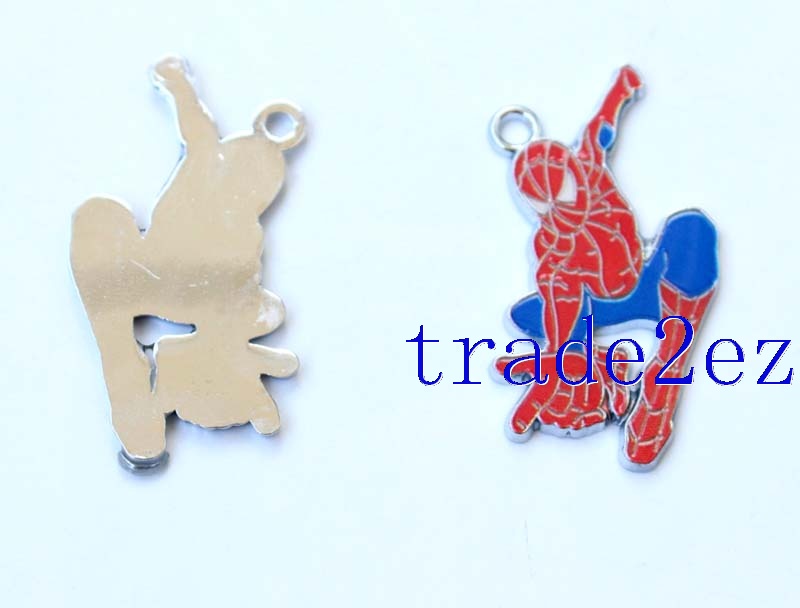 Marvel Comics Character Spider-Man Metal Pendants Red