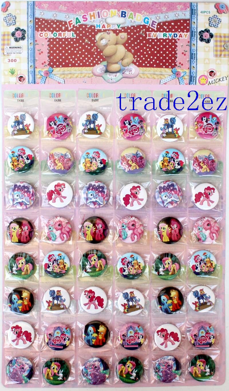 Animation My Little Pony 3cm Cartoon Badge & Buttons