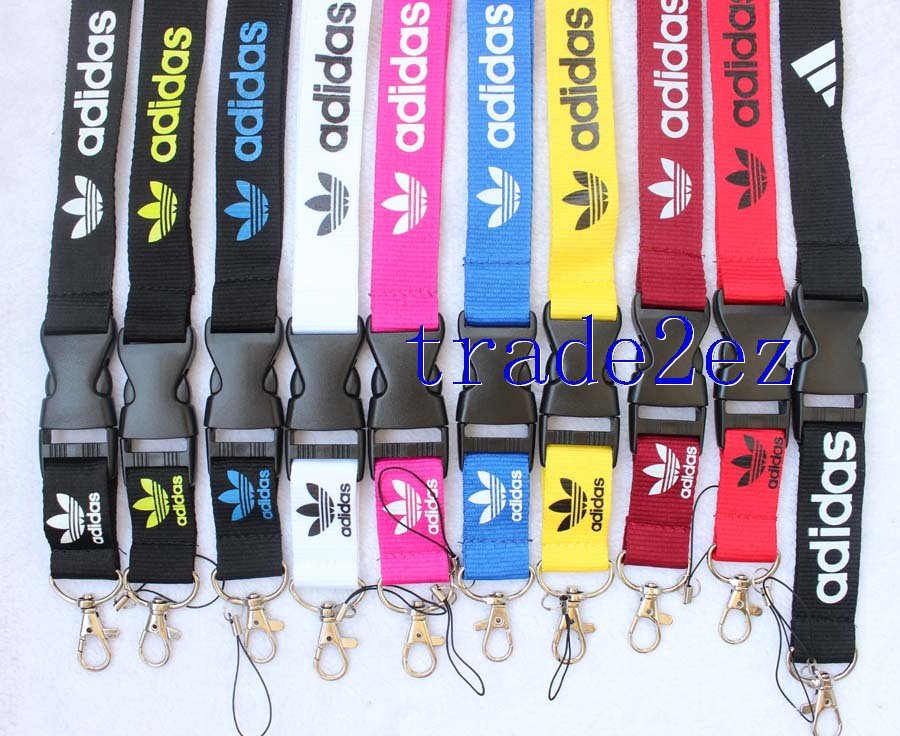 pink adidas lanyard