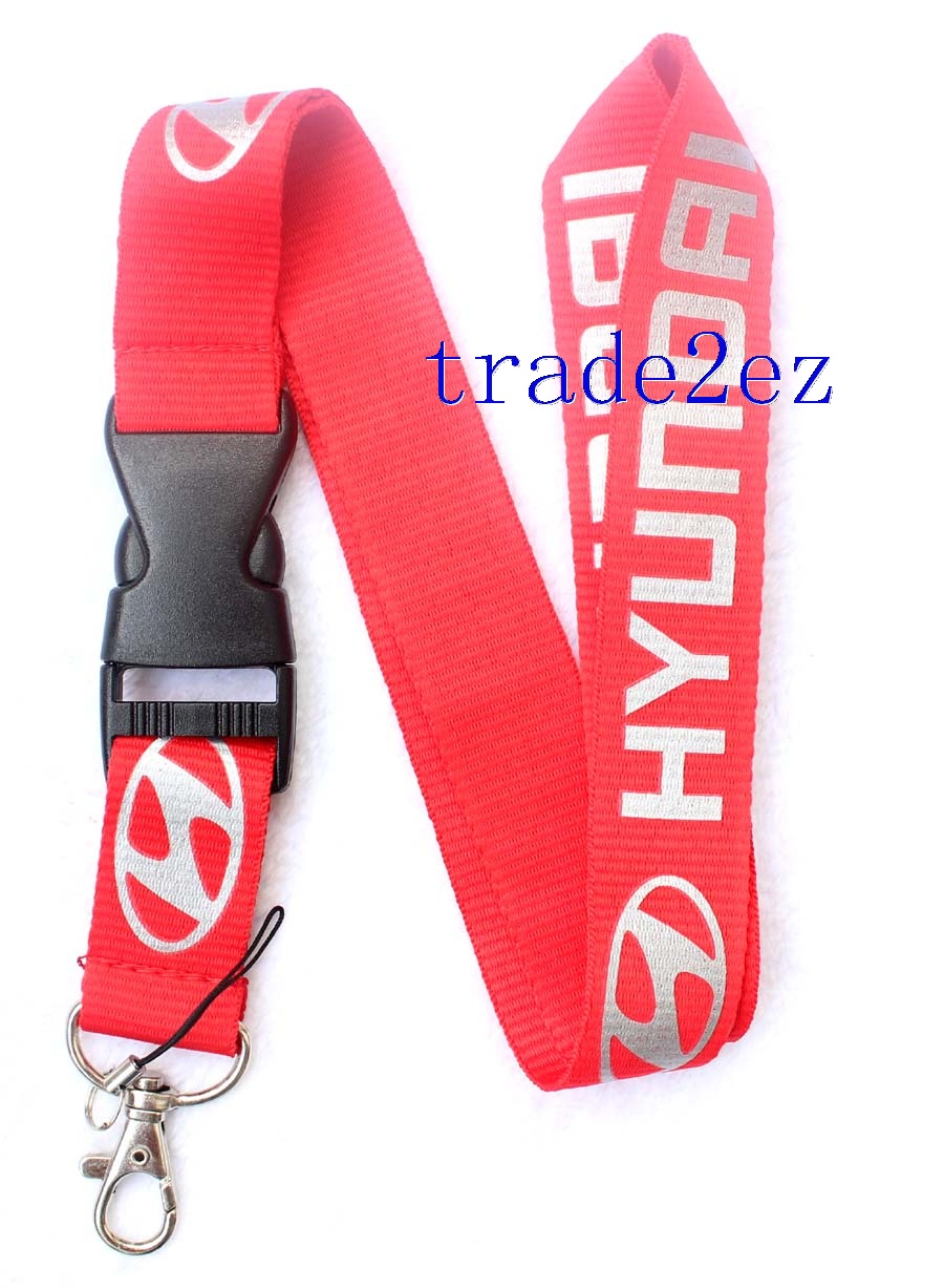 HYUNDAI Lanyard ID card Phone Strap Red