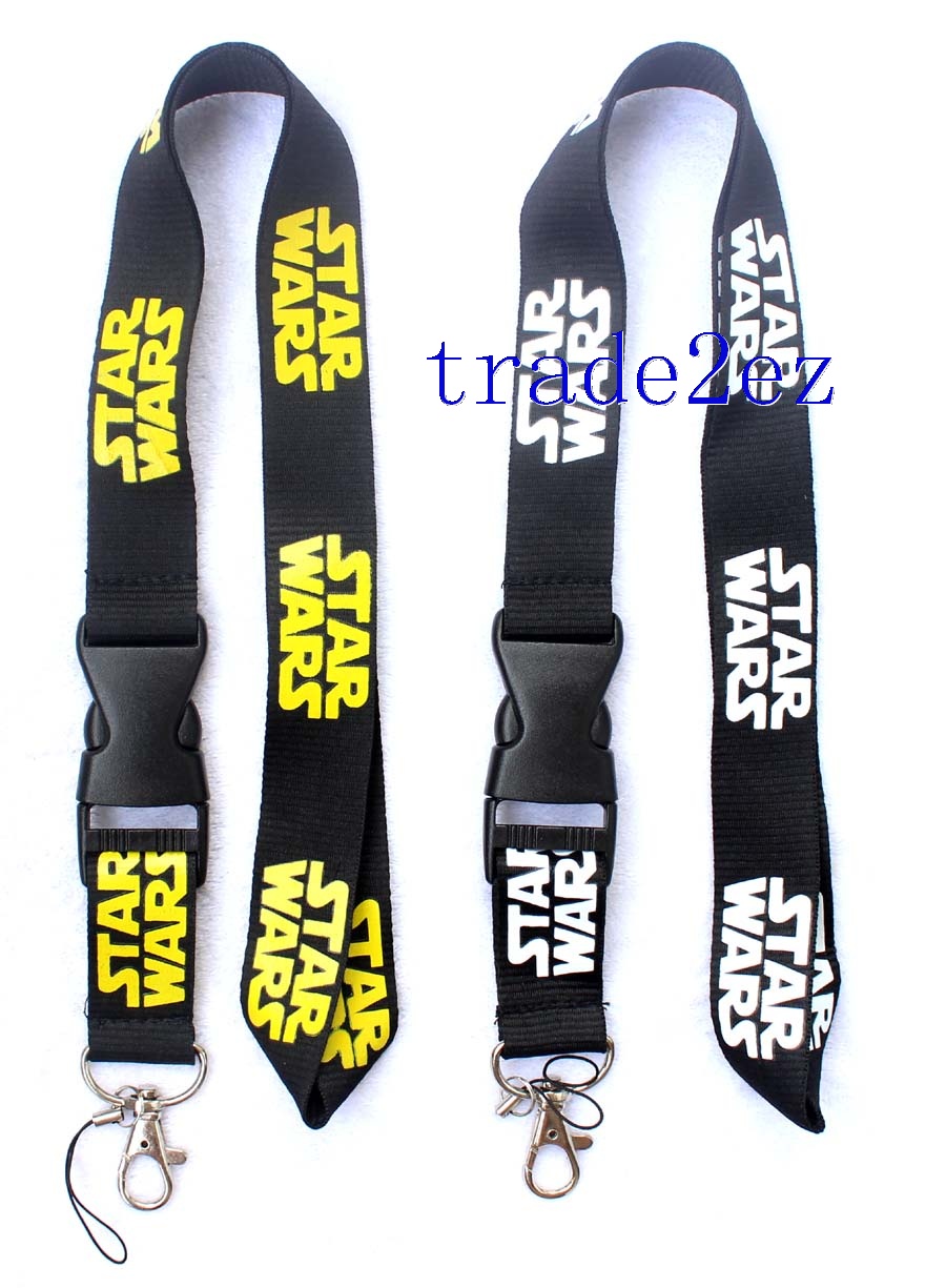 Star Wars Lanyard Black Yellow White