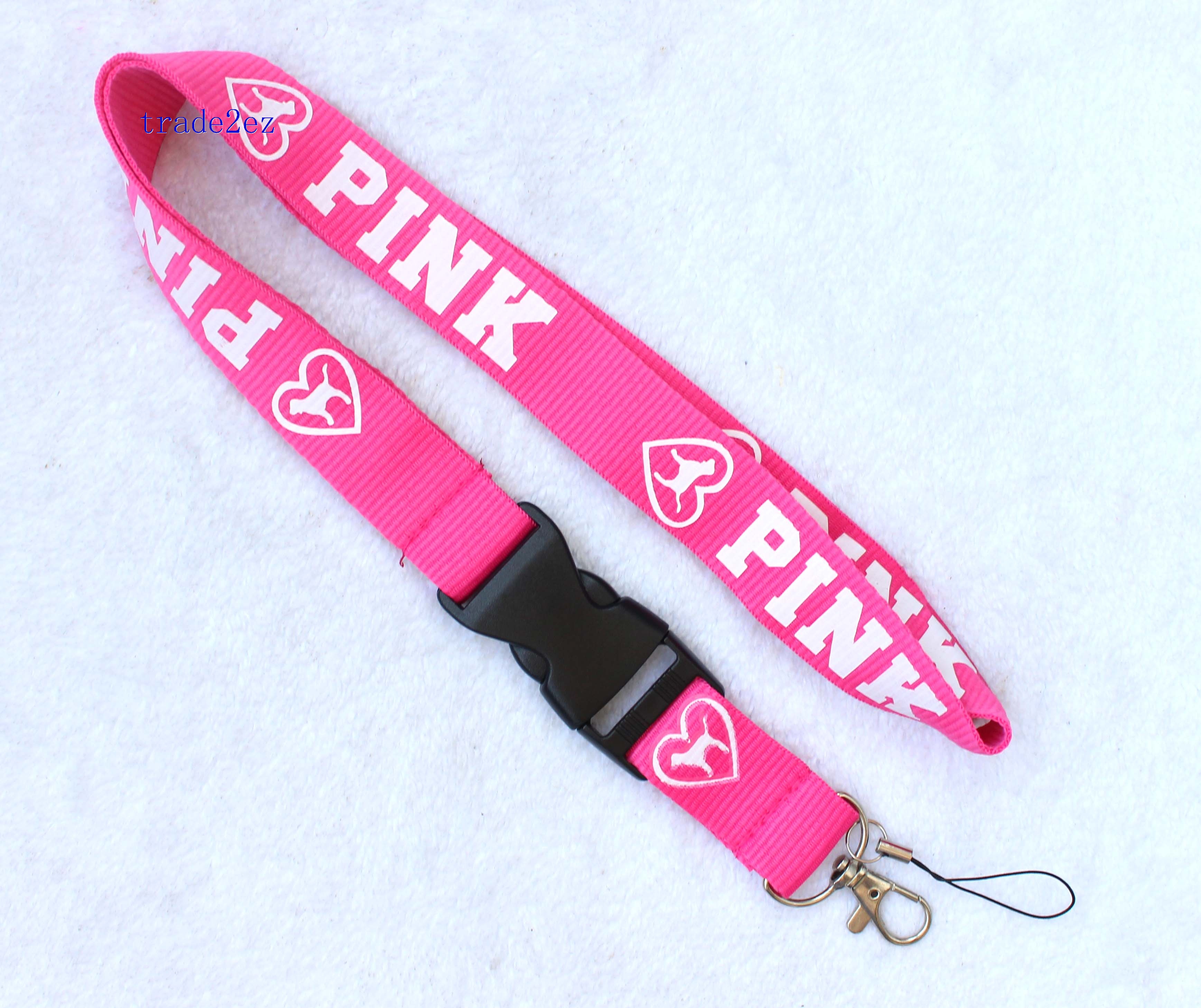 Love Pink Lanyard VS Pink white