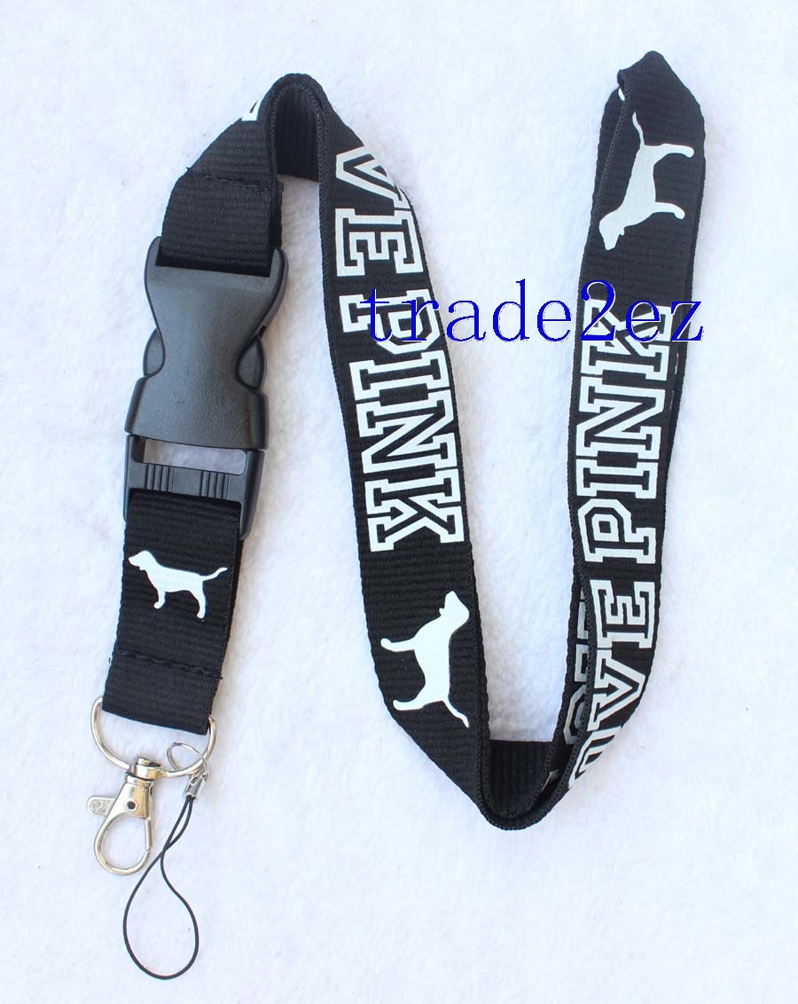 Love Pink Lanyard VS Black/white