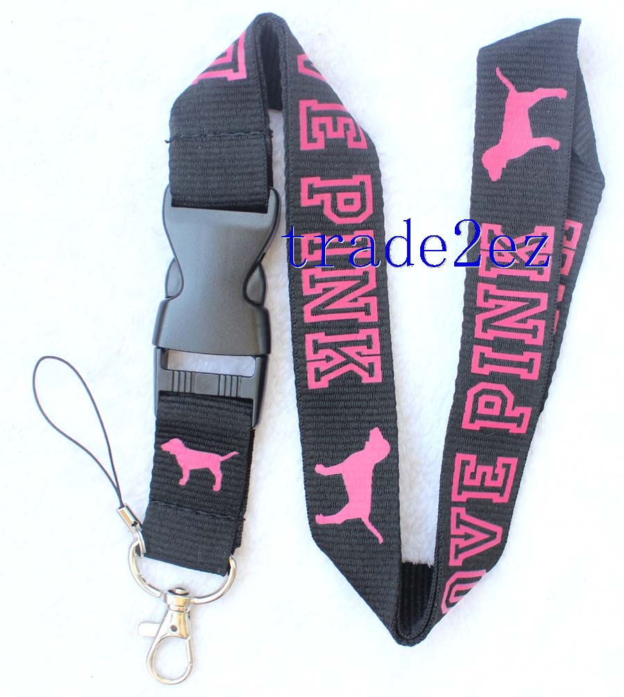 Love Pink Lanyard VS Black/pink