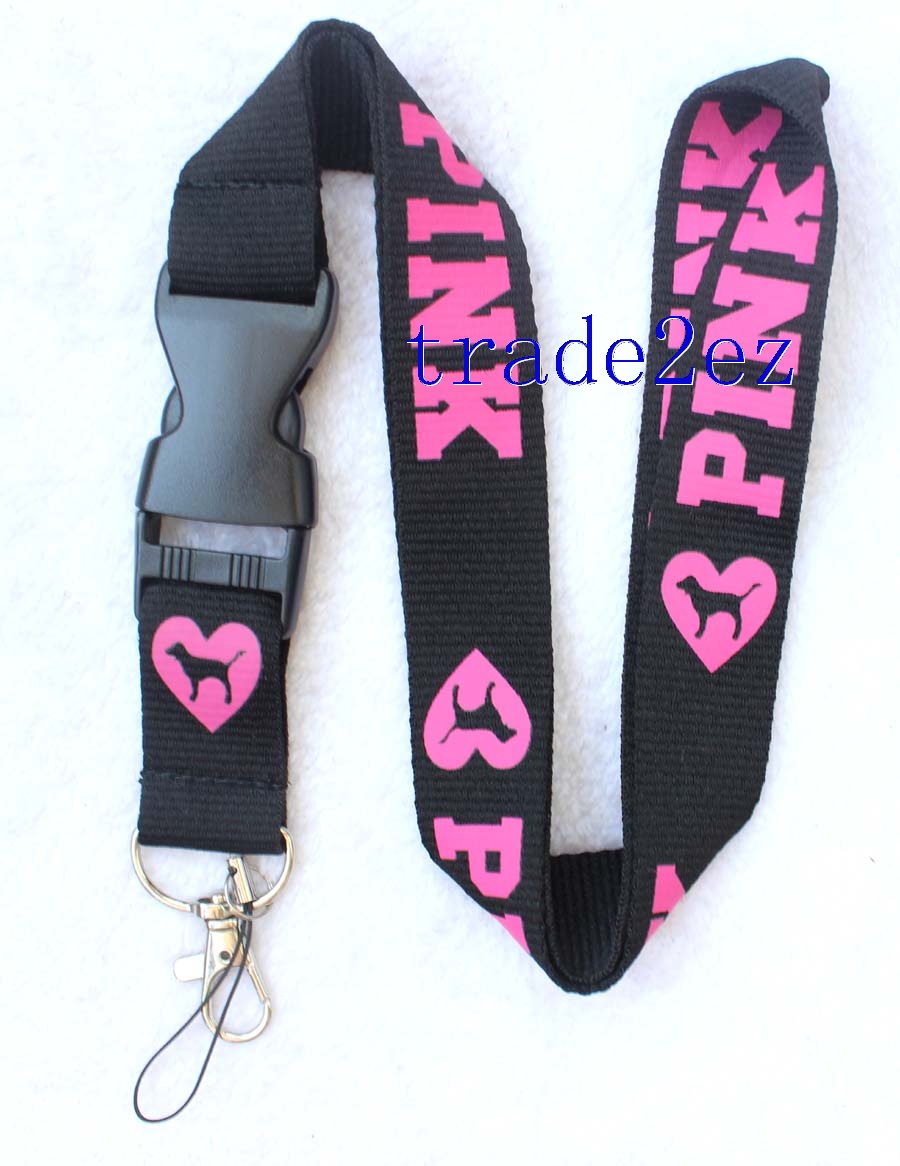 Love Pink Lanyard VS Black/pink pink