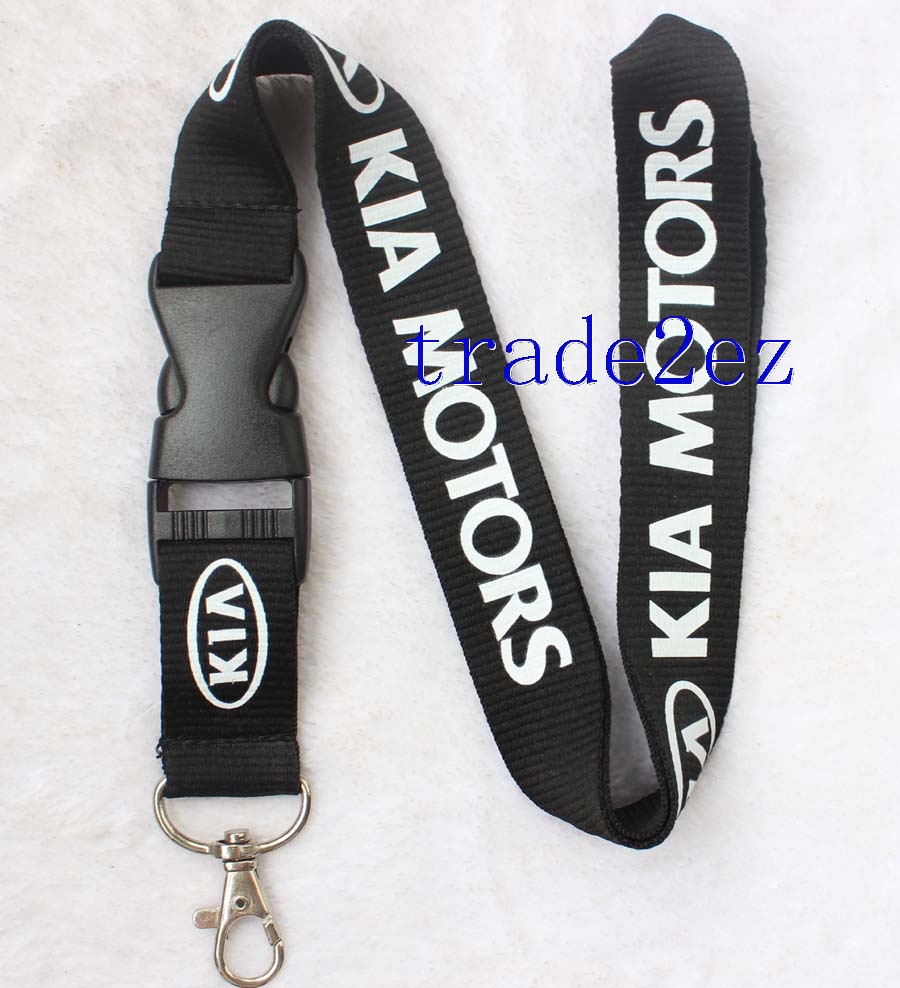 KIA Lanyard  Black/white