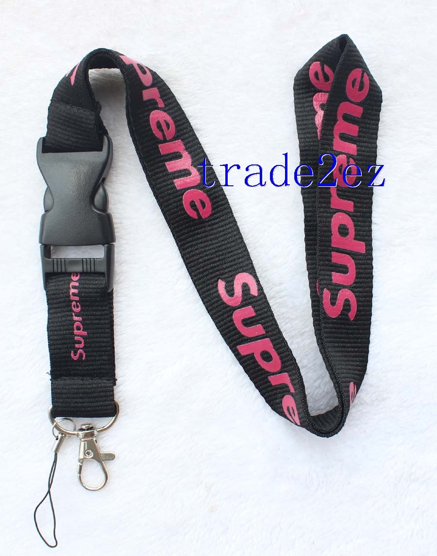 Supreme sup Lanyard Black/Pink