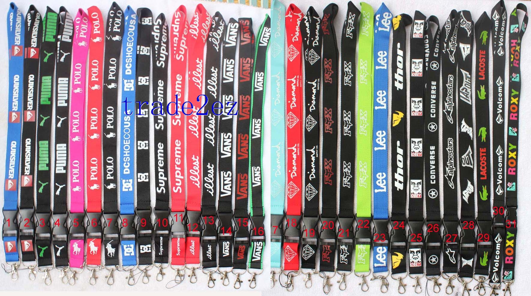 Clothing Logo Brand Lanyard Neck Strap