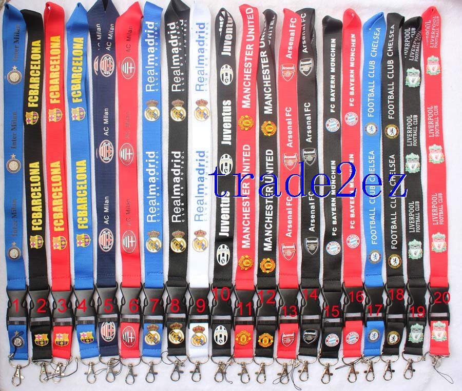 Football Club Teams Lanyard