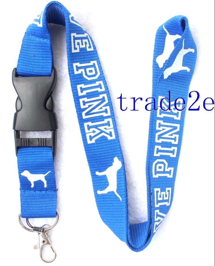 Love Pink Lanyard Royal blue