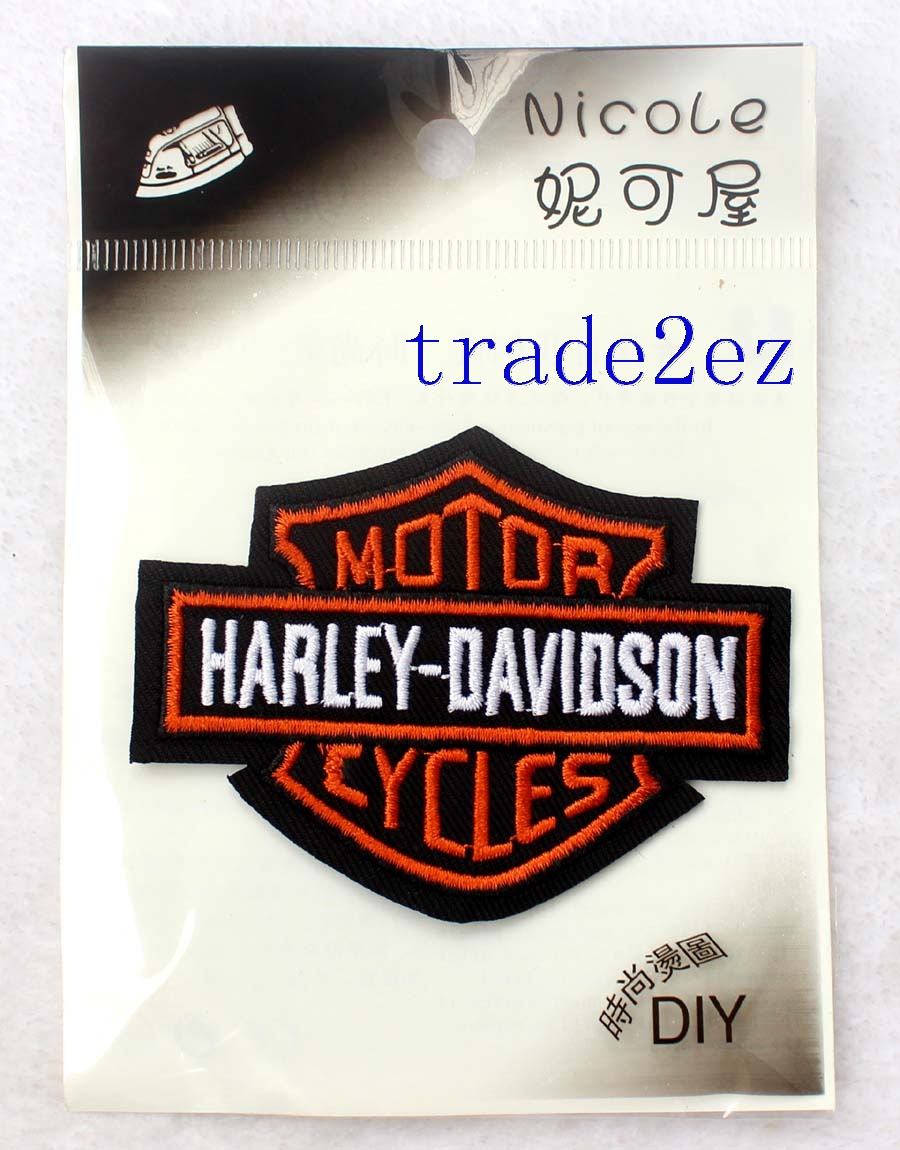 Harley Davidson Logo DIY Fabric Patch Sticker