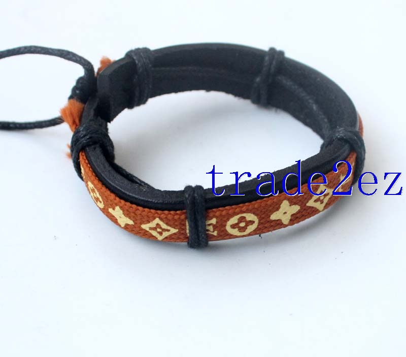 LV  LOUIS VUITTON  Tribal Leather Bracelets