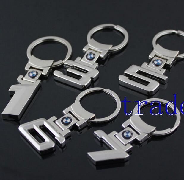 BMW Digital Numbers Car Logo Keychain