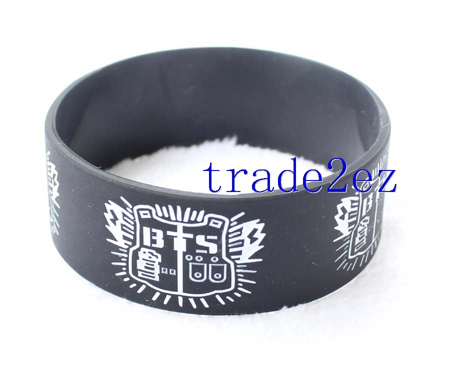BTS Silicone Wristband Bracelet